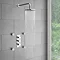 Cruze Triple Concealed Shower Valve with Fixed Shower Head + 4 Body Jets Large Image