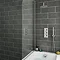 Cruze Triple Round Concealed Thermostatic Shower Valve with Diverter - Chrome  In Bathroom Large Ima
