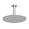 Cruze Ultra Thin Round Shower Head with Short Vertical Arm - 300mm  Feature Large Image