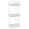 Cruze White 3-Tier Freestanding Shower Caddy Large Image