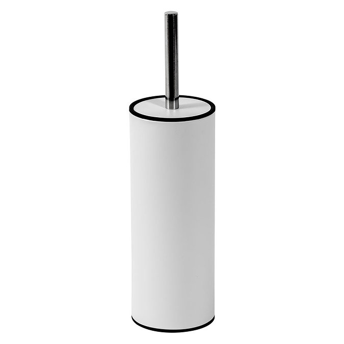 Cruze White Toilet Brush & Holder Large Image