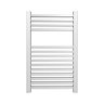 Cube Heated Towel Rail - Chrome (500 x 800mm)  Feature Large Image