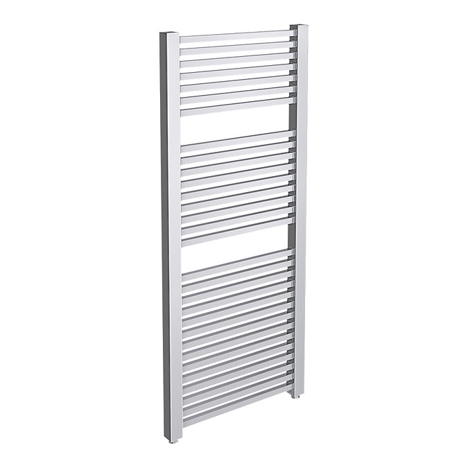 Cube Heated Towel Rail - Chrome (600 x 1420mm)  Profile Large Image