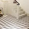 Cube Grey Patterned Floor Tiles - 331 x 331mm  Profile Large Image