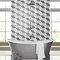Cube Grey Patterned Floor Tiles - 331 x 331mm Standard Large Image