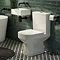 Cubetto 0TH Cloakroom Suite (Basin + Close Coupled Toilet) Large Image
