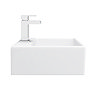 Cubetto 340 x 295mm Wall Hung Small Cloakroom Basin 1TH  In Bathroom Large Image
