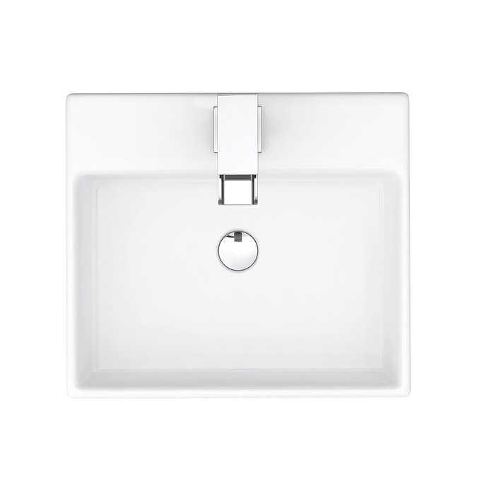 Cubetto 340 x 295mm Wall Hung Small Cloakroom Basin 1TH  additional Large Image