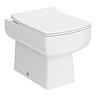 Cubo Back to Wall Pan with Soft Close Slimline Seat Large Image