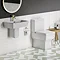 Cubo Basin + Semi Pedestal (520mm Wide - 1 Tap Hole)  Feature Large Image