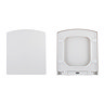 Cubo Modern Square Comfort Height Toilet + Soft Close Seat  Feature Large Image