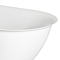 Curzon 1600 x 800mm Ultra-Thin Edge Double-Ended Bath with Chrome Waste