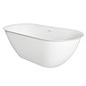 Curzon 1700 x 820mm Ultra-Thin Edge Double-Ended Bath with Chrome Waste