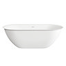 Curzon 1700 x 820mm Ultra-Thin Edge Double-Ended Bath with Chrome Waste