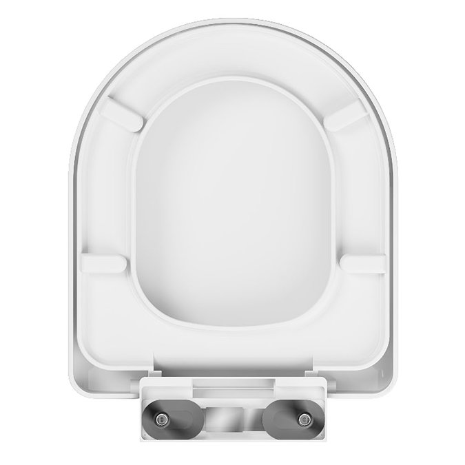 D-Shaped Rapid Fix Soft Close Toilet Seat Standard Large Image