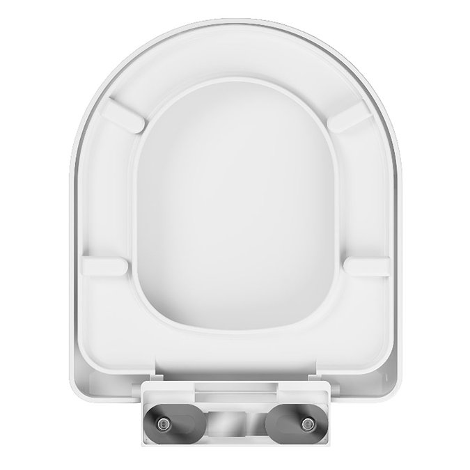 D-Shaped Rapid Fix Soft Close Toilet Seat  Standard Large Image