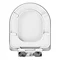 D-Shaped Rapid Fix Soft Close Toilet Seat Standard Large Image