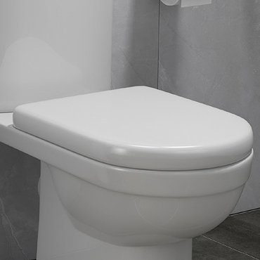 D-Shaped Rapid Fix Soft Close Toilet Seat  Profile Large Image