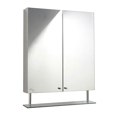 Hudson Reed Dakota Stainless Steel Double Mirror Cabinet - LQ316  Profile Large Image