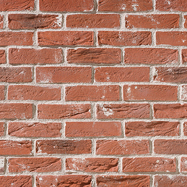 Dalby 15-20mm Brick Slips - Rustic Red