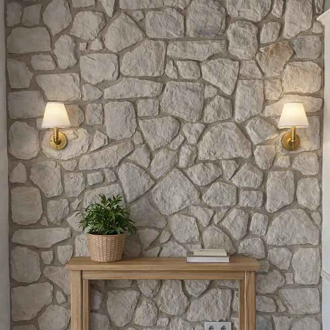 Dalby Fieldstone 30-50mm Cladding - White