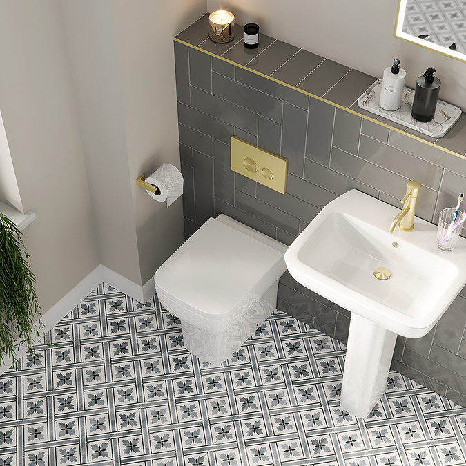Dalton Dark Grey Wall and Floor Tiles - 330 x 330mm