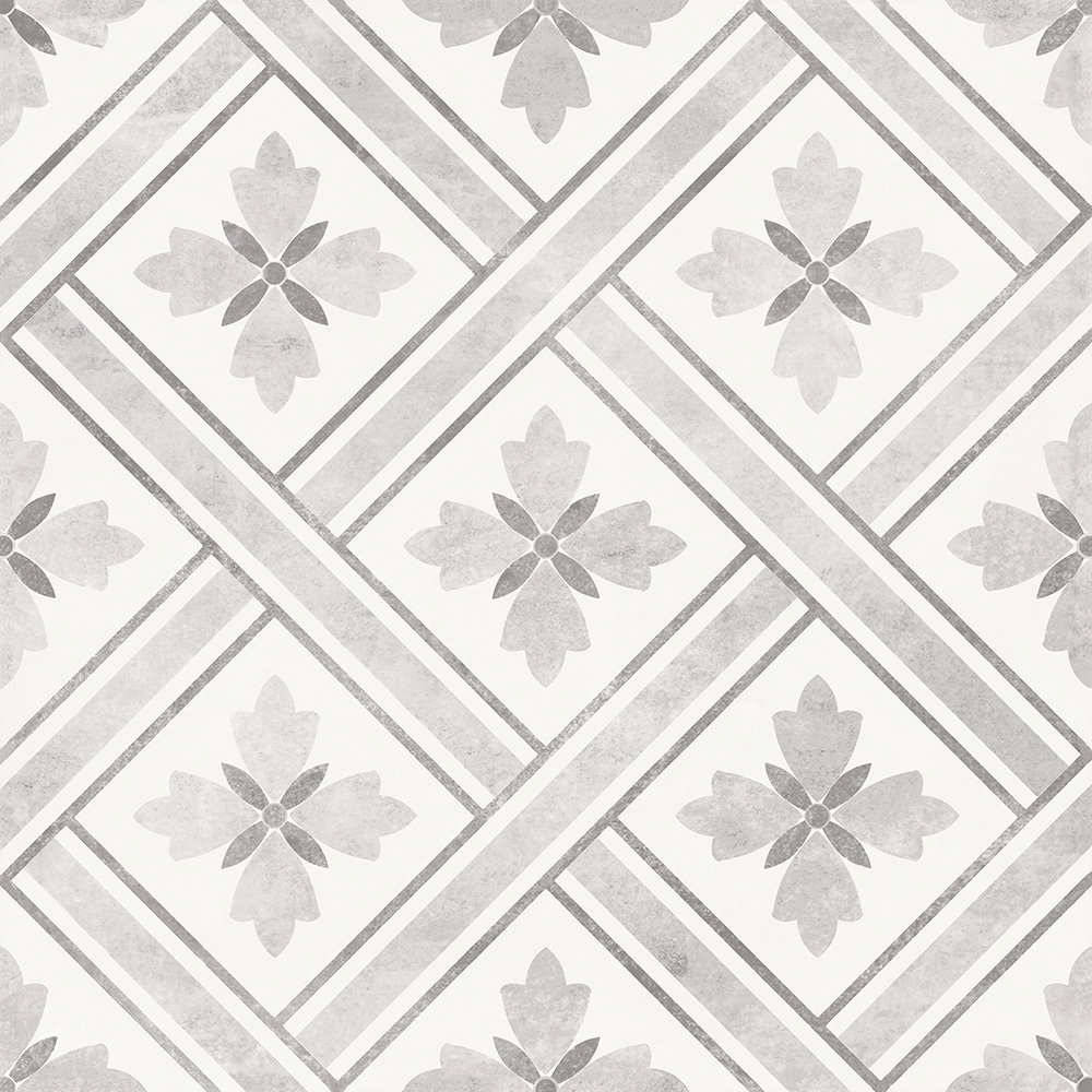 330 x 330 Tiles Dalton Dove Grey Victorian Plumbing