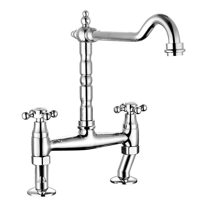 Danbury Crosshead Bridge Kitchen Sink Mixer Large Image