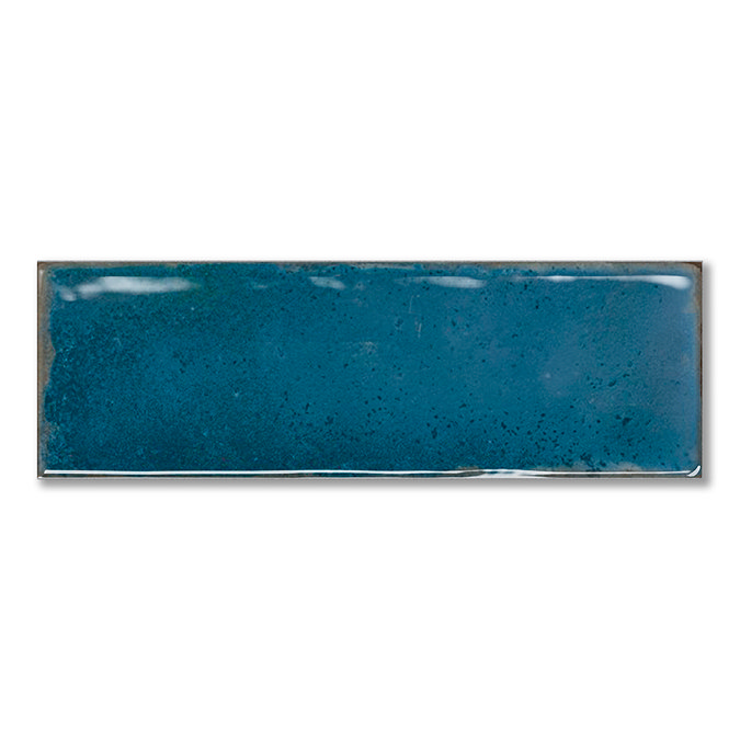 Darcy Rustic Gloss Blue Wall Tiles - 65 x 200mm