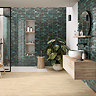 Darcy Rustic Gloss Teal Wall Tiles - 65 x 200mm