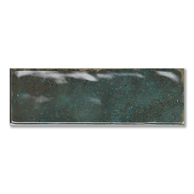 Darcy Rustic Gloss Teal Wall Tiles - 65 x 200mm