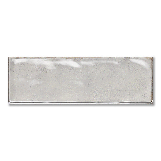 Darcy Rustic Gloss White Wall Tiles - 65 x 200mm