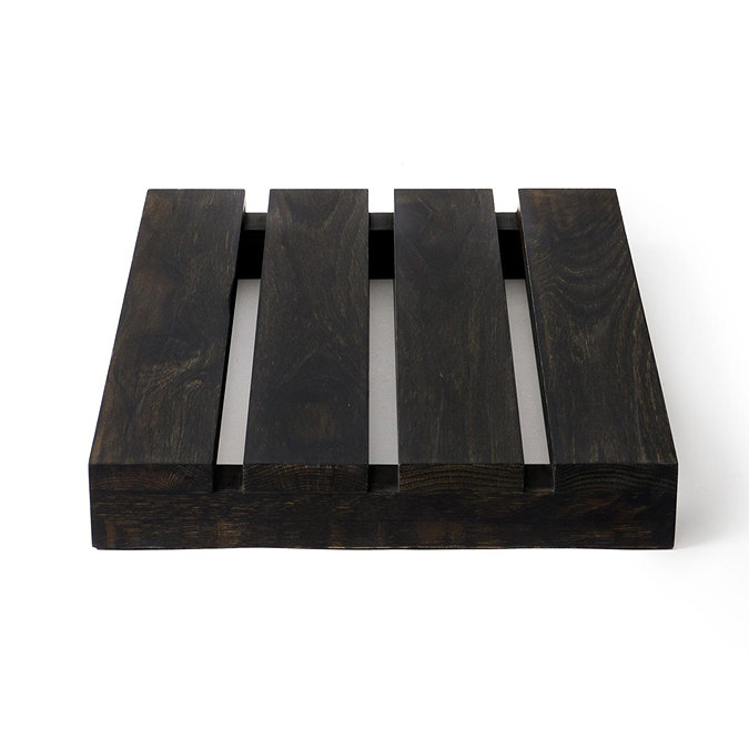 Dark Oak Bathroom Duckboard - 500 x 380mm Profile Large Image