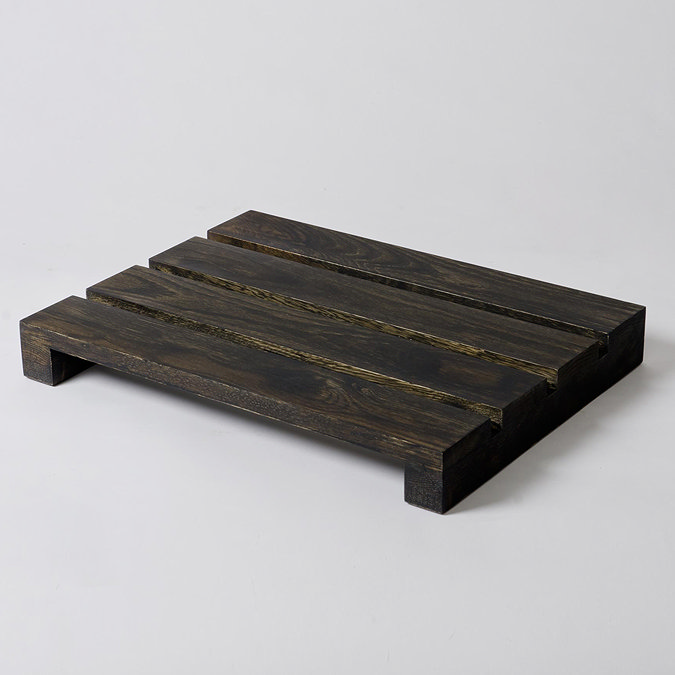 Dark Oak Bathroom Duckboard - 500 x 380mm Feature Large Image