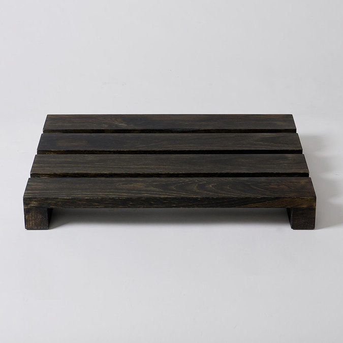 Dark Oak Bathroom Duckboard - 500 x 380mm  Large Image