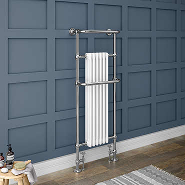 Dartford Traditional Floor Mounted Heated Towel Rail Radiator