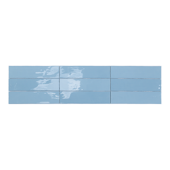 Darwen Rustic Blue Gloss Wall Tiles 75 x 300mm