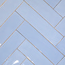 Darwen Rustic Blue Gloss Wall Tiles 75 x 300mm