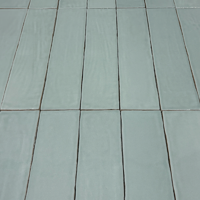 Darwen Rustic Mint Green Gloss Wall Tiles 75 x 300mm