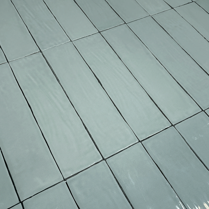 Darwen Rustic Mint Green Gloss Wall Tiles 75 x 300mm