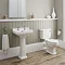 Darwin 4-Piece Traditional Bathroom Suite Large Image