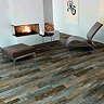 Darwin Dark Wood Effect Porcelain Floor Tile - 220 x 850mm Large Image