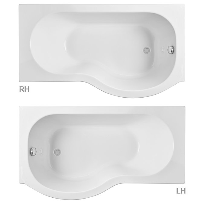 Darwin Modern Curved Bathroom Suite Standard Large Image