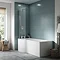 Darwin Modern Curved Bathroom Suite  Standard Large Image