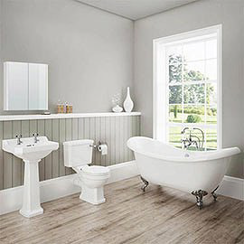 Darwin Traditional Bathroom Suite Medium Image