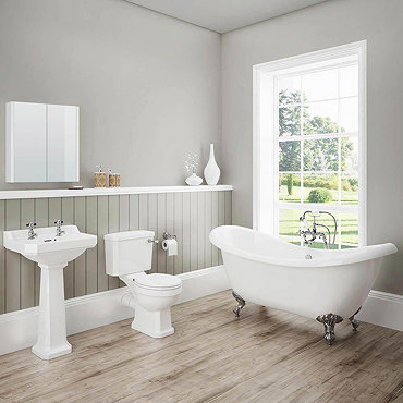 Darwin Traditional Bathroom Suite  Profile Large Image