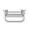 Chatsworth Traditional 300 x 500mm Chrome Heated Towel Rail Shelf  Standard Large Image