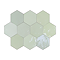 Delphine Sage Green Hexagon Tiles 108 x 124mm