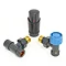 Delta Angled TRV Anthracite Thermostatic Radiator Valves Feature Large Image