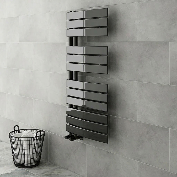 Delta Designer Heated Towel Rail 1080 x 550mm (Black Nickel)